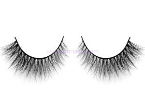 Order 3D Natural Mink Hair Eyelashes from Bulk Eyelash Vendors A148