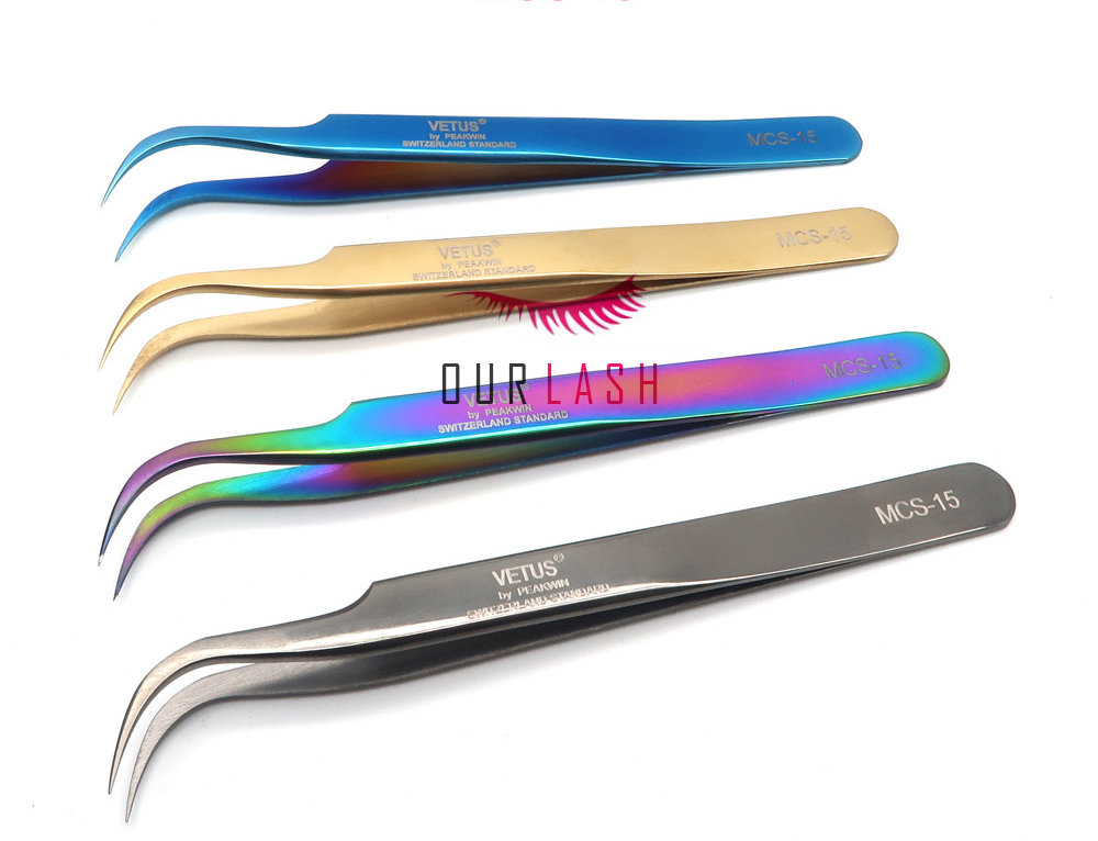 Buy Lash Tweezers Wholesale VETUS Tweezers for Eyelash Extensions T01 ...