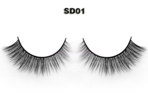 OEM Lashes Buy Bulk Short 3D Silk Lashes from China Eyelash Vendor SD01