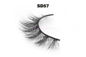 Bulk Short 3D Silk Lashes Suppliers China / 3D Faux Mink Eyelash Wholesale SD57