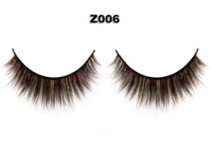 Brown Color Mink Lashes Wholesale / Natural Eyelash Factory Z006