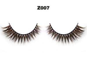 Brown Color Mink Eyelash Wholesale / Natural Eyelashes Factory Z007