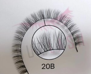 Ardell Pre Cut Lashes Wholesale from Eyelash Clusters Factory 20B