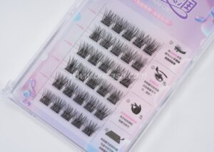 Pre Glued False Eyelashes Clusters Lashes China in Bulk