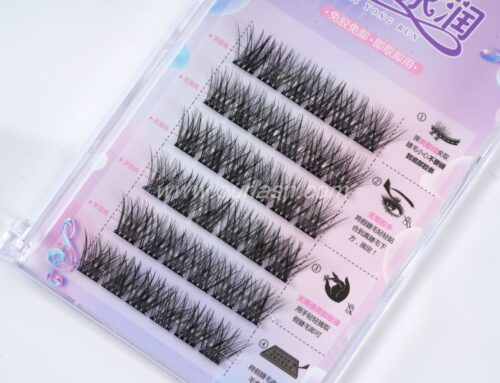 Bulk Pre-Glued Lashes Clusters Manufacturer Private Label Package PF06