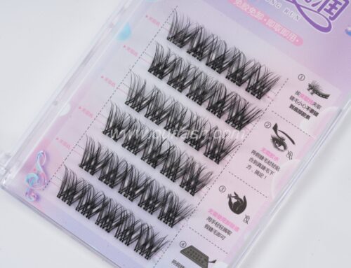 Wholesale Pre-Glued Eyelashes Pre Cut Clusters Factory PF07