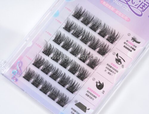 Wholesale Pre-glued Cluster Lashes Pre Cut Clusters Manufacturer PF08