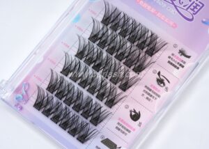 Self Adhesive Lashes Manufacturer For Clusters Eyelashes Factory in China PF11