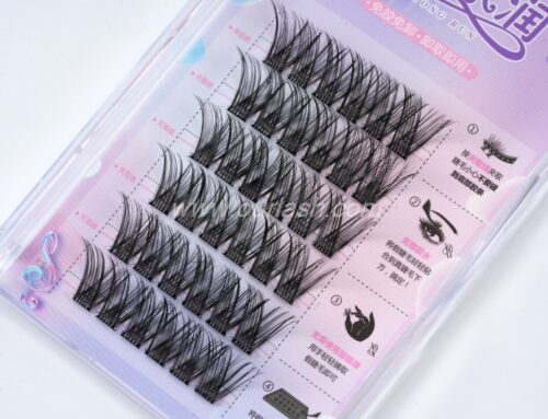 Self Adhesive Lashes Manufacturer For Clusters Eyelashes Factory in China PF11