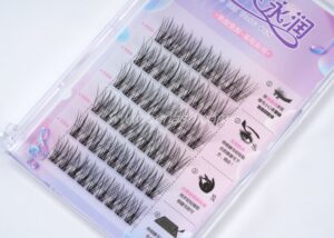 Self Adhesive False Lashes Factory For Clusters Eyelash Wholesale PF12