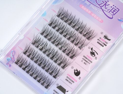 Self Adhesive False Lashes Factory For Clusters Eyelash Wholesale PF12